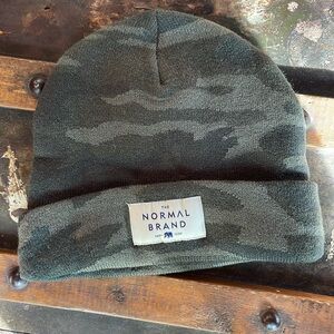 Normal Brand camo beanie